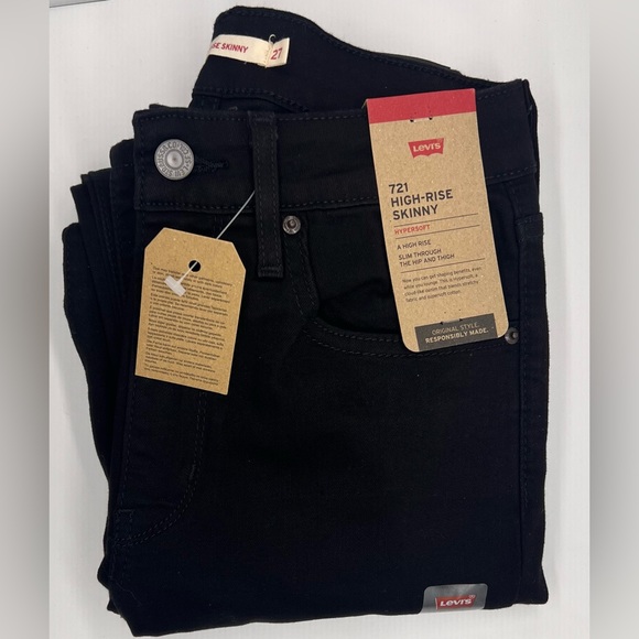 LEVI 721 HIGH RISE SKINNY WOMEN'S JEANS - Picture 5 of 7